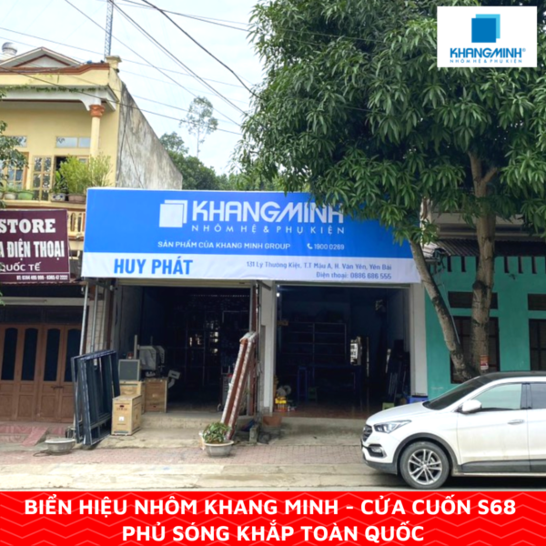 Biển Hiệu Nhôm Hệ Khang Minh - Cửa Cuốn S68 Phủ Sóng Khắp Toàn Quốc