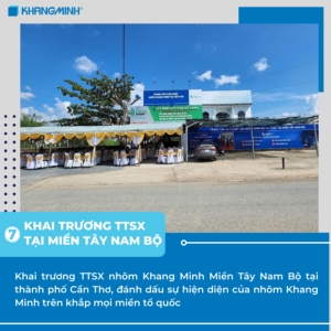 Khai trương TTSX nhôm Khang Minh Miền Tây Nam Bộ