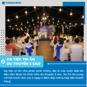 Dạ tiệc tri ân du thuyền 5 sao