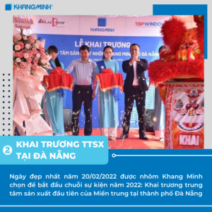 Khai trương trung tâm sản xuất đầu tiên của Miền trung tại thành phố Đà Nẵng