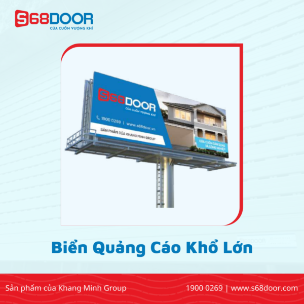 Hệ Thống Biển Hiệu, Hình Ảnh Nhận Diện Mới Của Cửa Cuốn S68