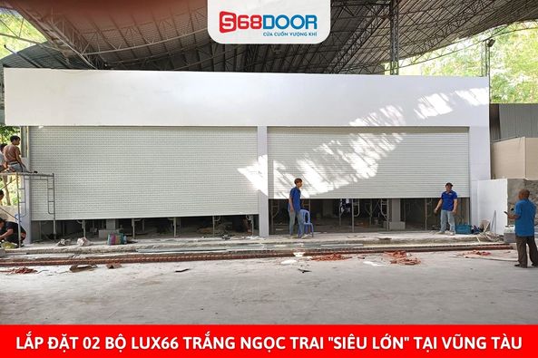 Cửa Cuốn S68 Màu Trắng Ngọc Trai Tiếp Tục Tạo Nên “Cơn Sốt” Tại Vũng Tàu