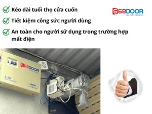 Gia Chủ Có Nên Lắp Bộ Lưu Điện Cửa Cuốn Không?