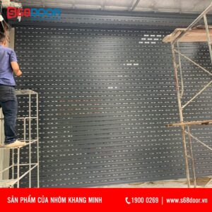 Hình Ảnh Thi Công Lắp Đặt Cửa Cuốn S68 Tại Các Công Trình Thực Tế