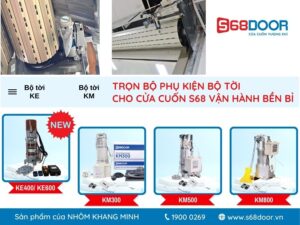 Trọn Bộ Phụ Kiện Bộ Tời Cho Cửa Cuốn S68 Vận Hành Bền Bỉ