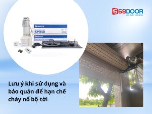 Làm Sao Để Khắc Phục Sự Cố Cháy Nổ Bộ Tời Cửa Cuốn